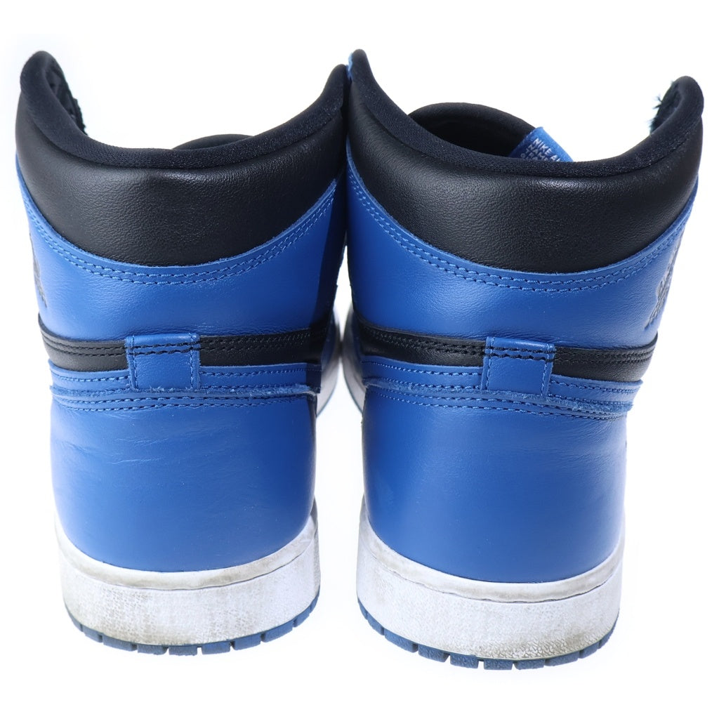NIKE(ナイキ) AIR JORDAN 1 RETRO HIGH OG DARK MARINA BLUE エアジョーダン1 レトロ ダークマリーナブルー ハイカットスニーカー ブラック/ブルー US10.5/28.5cm 555088-404