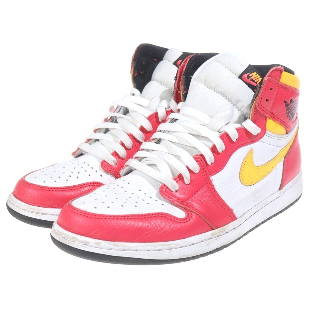NIKE(ナイキ) AIR JORDAN 1 RETRO HIGH OG LIGHT FUSION RED エアジョーダン1 レトロ ライトフュージョン レッド ハイカットスニーカー US10.5/28.5cm 555088-603