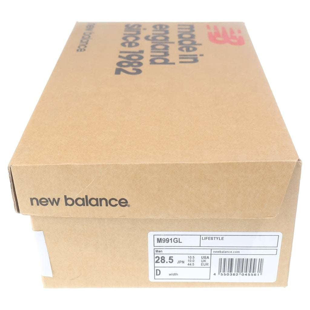New Balance(ニューバランス) M991GL スエード ローカットスニーカー グレー US10.5/28.5cm