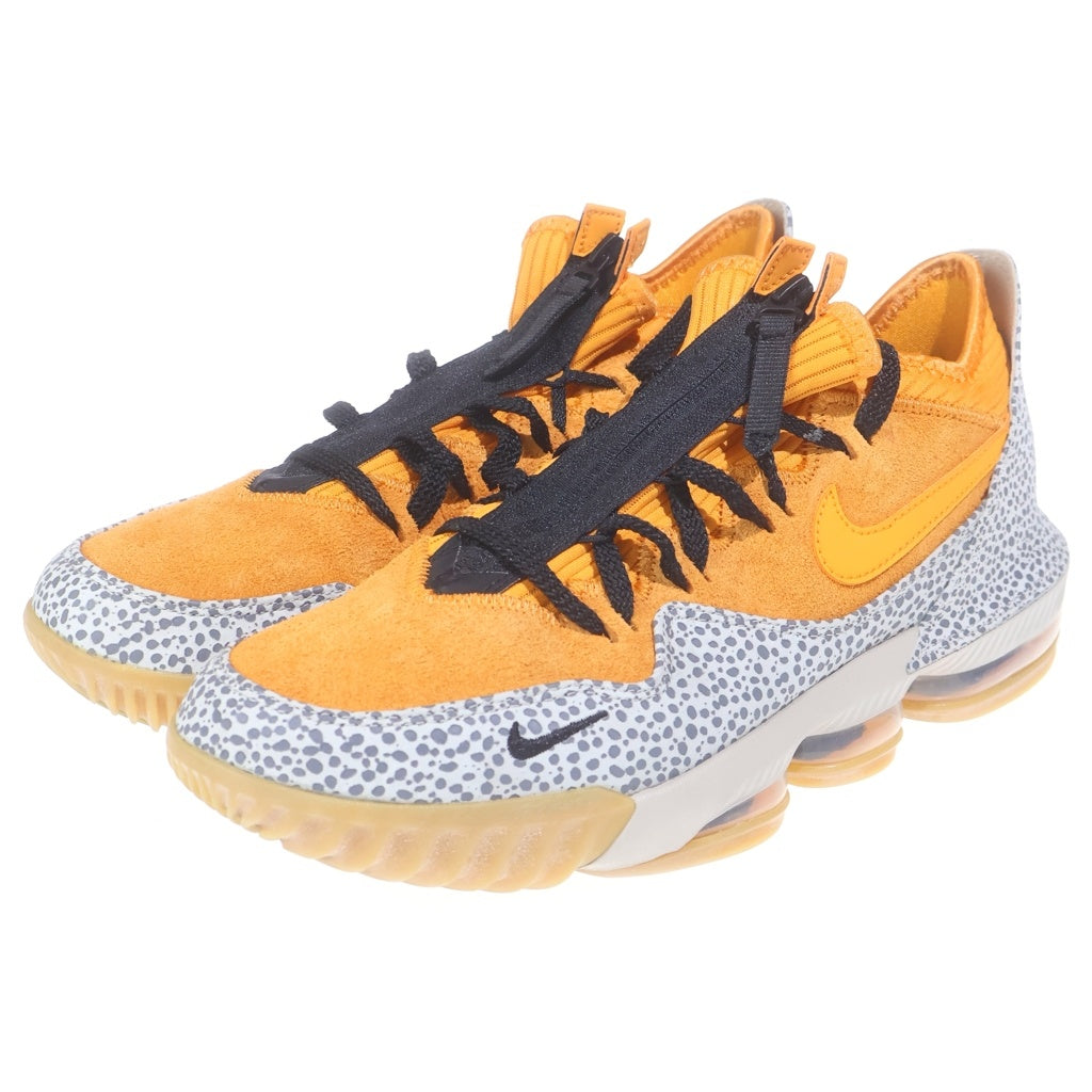 NIKE(ナイキ) ×atmos LEBRON 16 LOW SAFARI アトモス レブロン16 サファリ ローカットスニーカー オレンジ US10.5/28.5cm CD9471-800