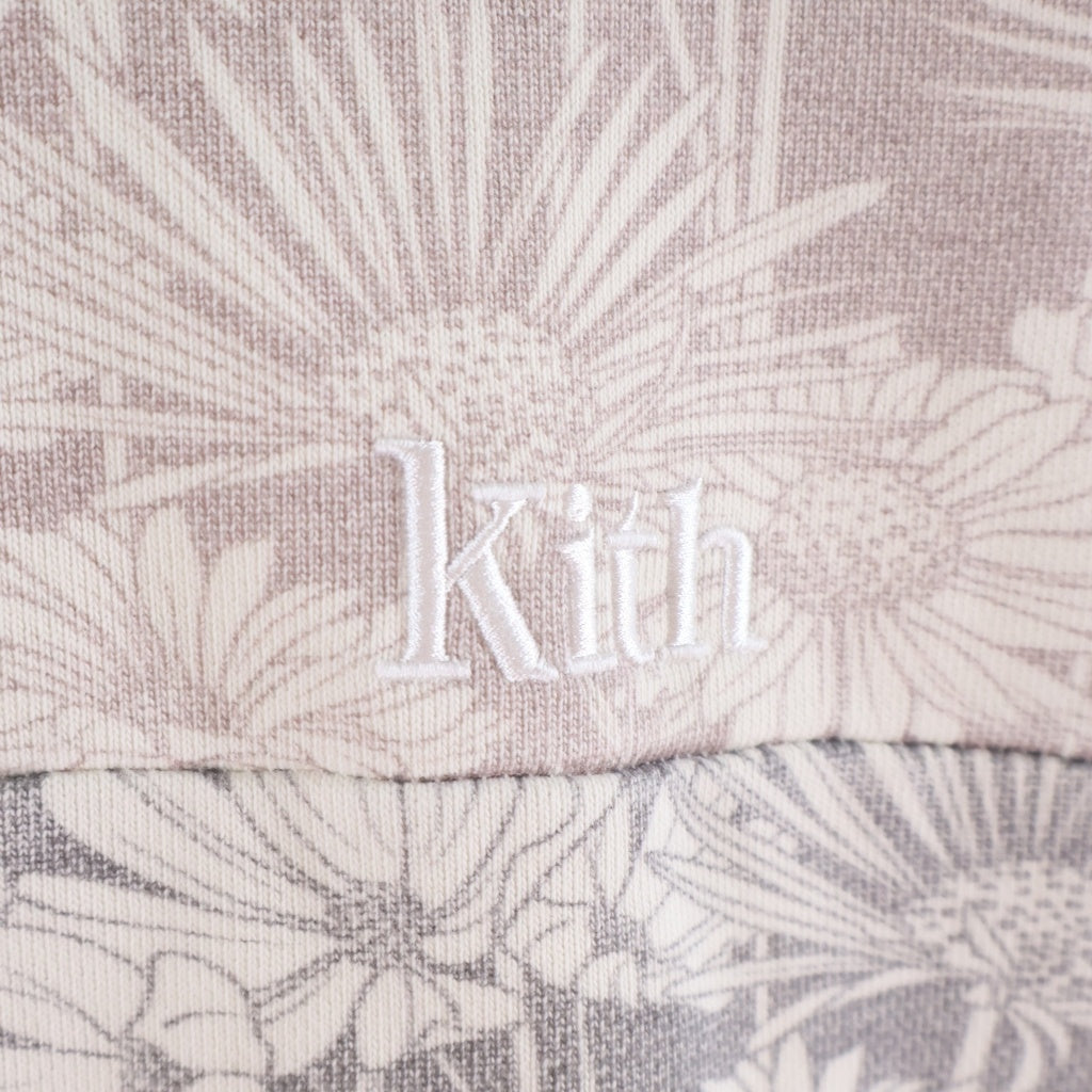 KITH(キス) Aster Floral Williams IV Pullover Elevation アスター フローラル ウィリアムズ エレヴェイション プルオーバーパーカー ホワイト KH2710