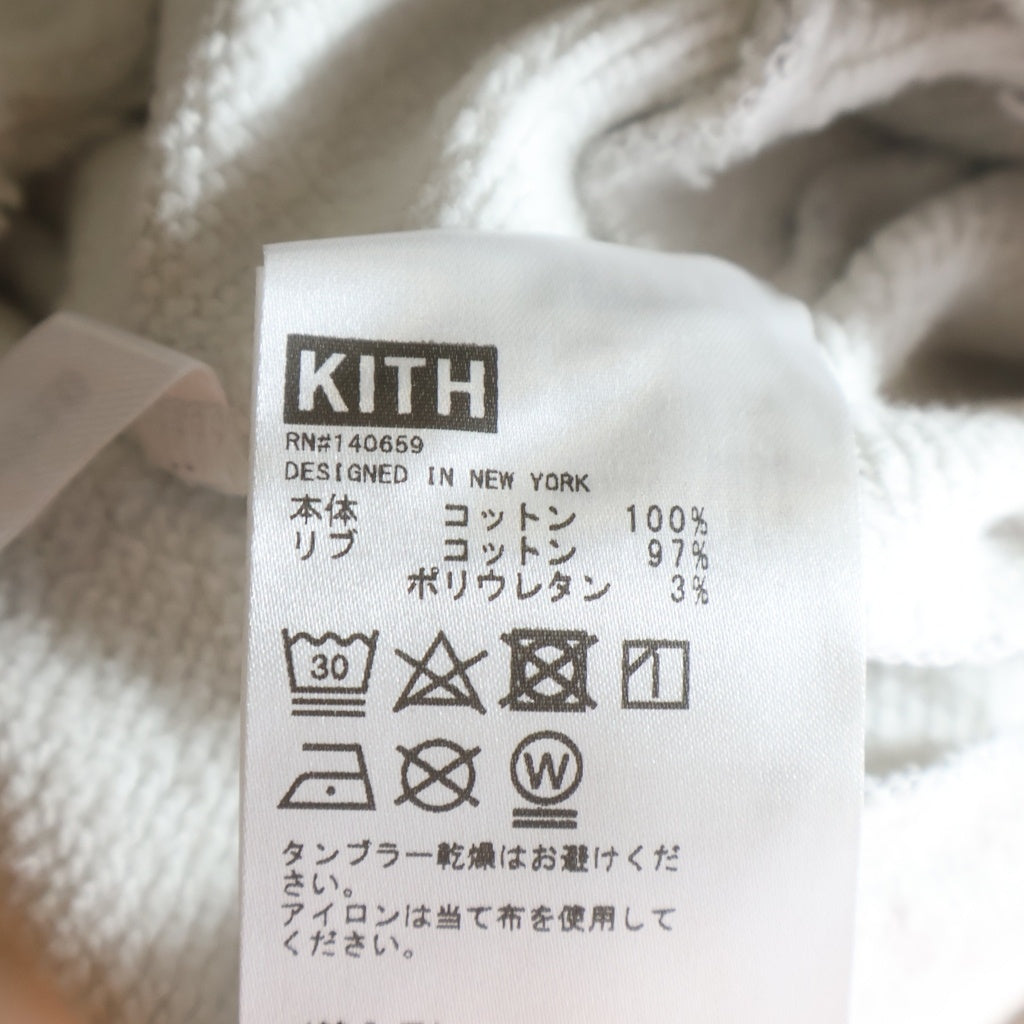 KITH(キス) Aster Floral Williams IV Pullover Elevation アスター フローラル ウィリアムズ エレヴェイション プルオーバーパーカー ホワイト KH2710