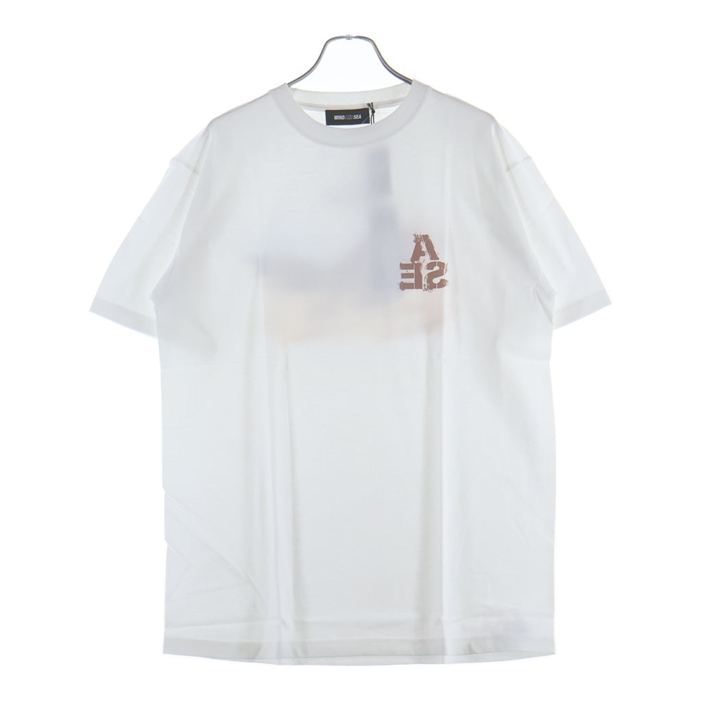 WIND AND SEA(ウィンダンシー) 24SS ×STARWARS THE MANDALORIAN TEE スターウォーズ ザ・マンダロリアン プリント クルーネック 半袖Tシャツ カットソー ホワイト WDS-C-STWM-25-Q1-11