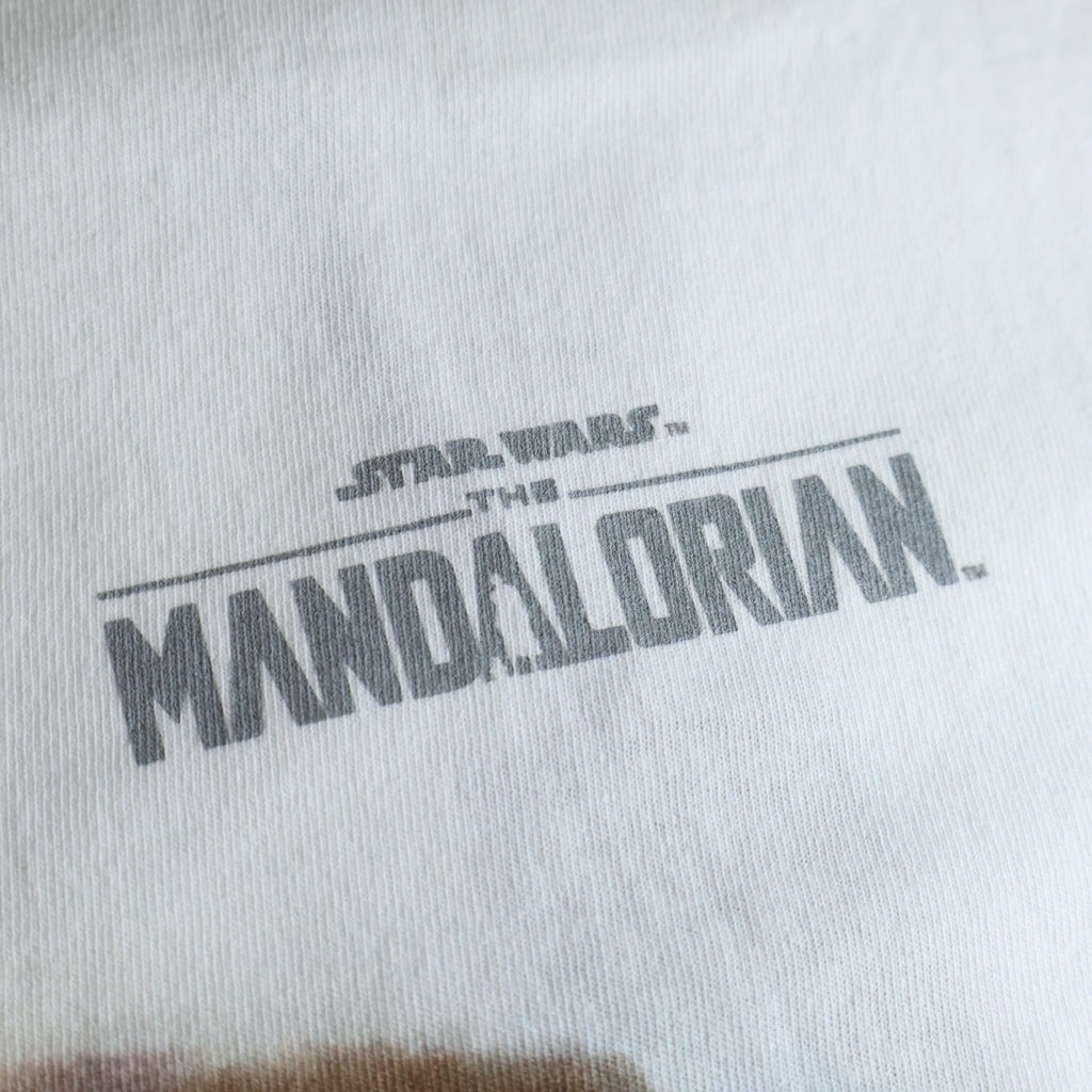 WIND AND SEA(ウィンダンシー) 24SS ×STARWARS THE MANDALORIAN TEE スターウォーズ ザ・マンダロリアン プリント クルーネック 半袖Tシャツ カットソー ホワイト WDS-C-STWM-25-Q1-11