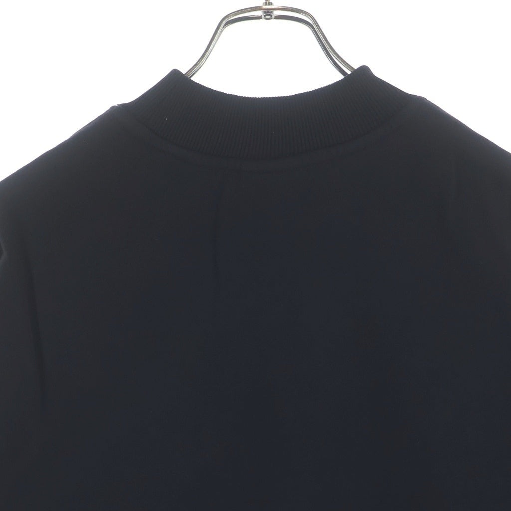 KITH(キス) Carlisle Mockneck Sweatshirt カーライル ロゴ刺繍 モックネック スウェットトレーナー ブラック KHM030151