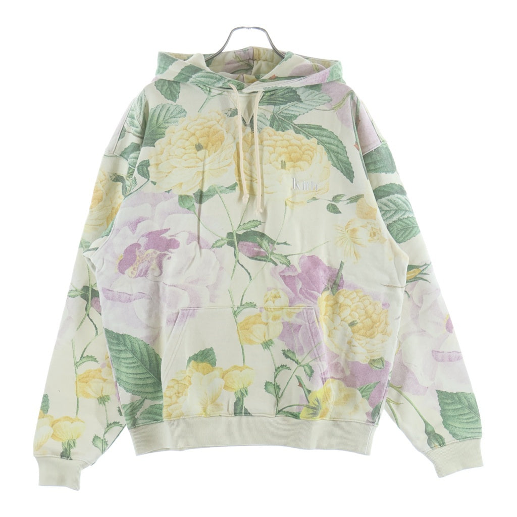 KITH(キス) Peony Print Hoodie ピオニープリント ロゴ刺繍 フラワー 総柄 スウェット プルオーバーパーカー マルチ KH2569