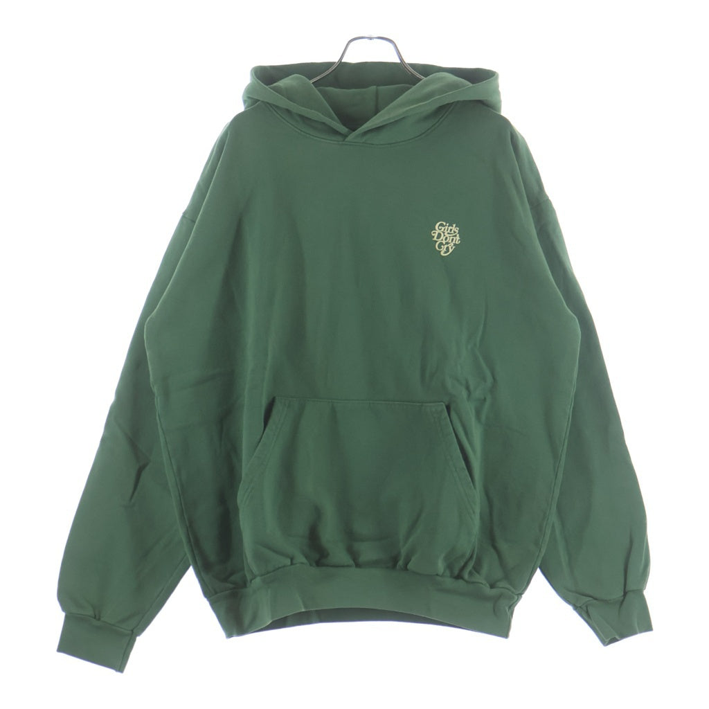 Girls Don't Cry フード付きパーカー Lサイズ ダークグリーン Girls Don't Cry(ガールズドントクライ) Logo Hoodie ロゴプリント