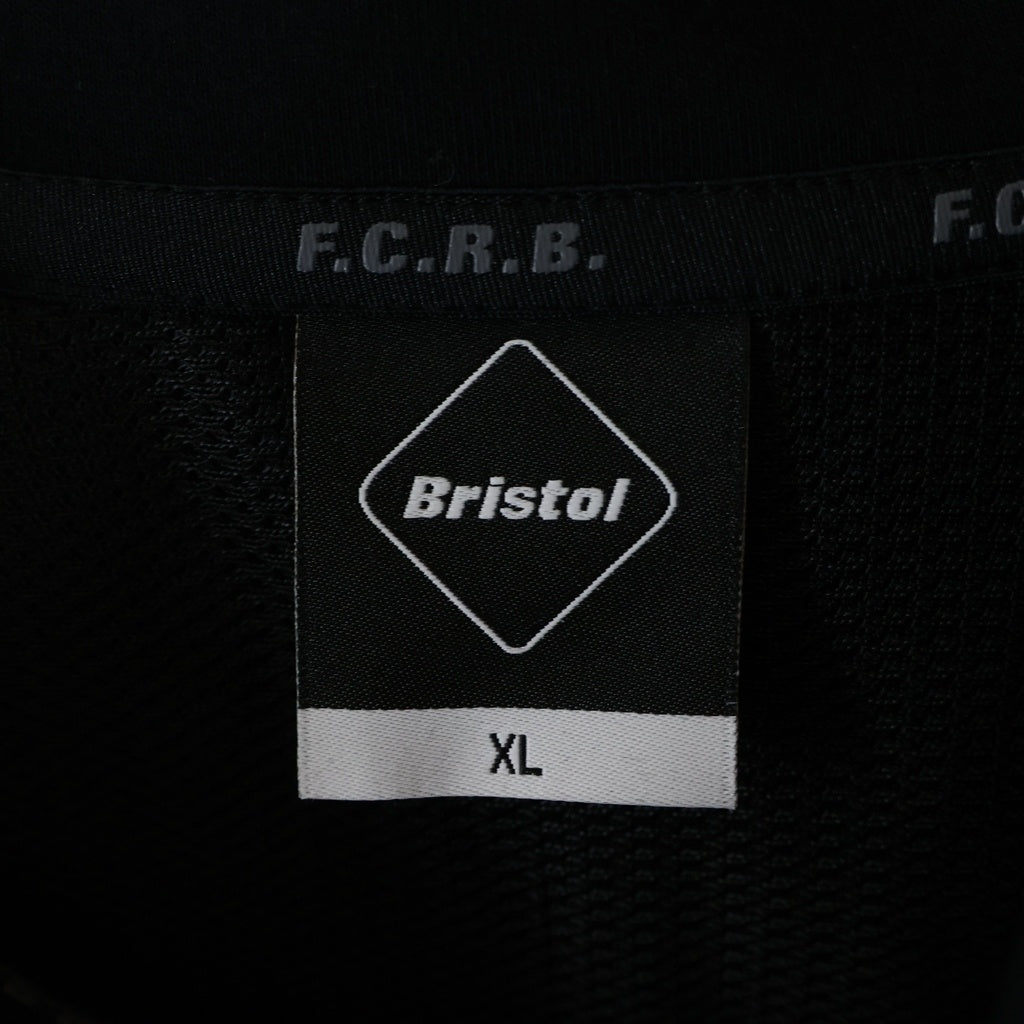 F.C.R.B.(エフシーアールビー) 21SS ×GOD SELECTION XXX TRAINING VENTILATION HOODIE トレーニング ベンチレーション ジップパーカー ブラック FCRB-210116
