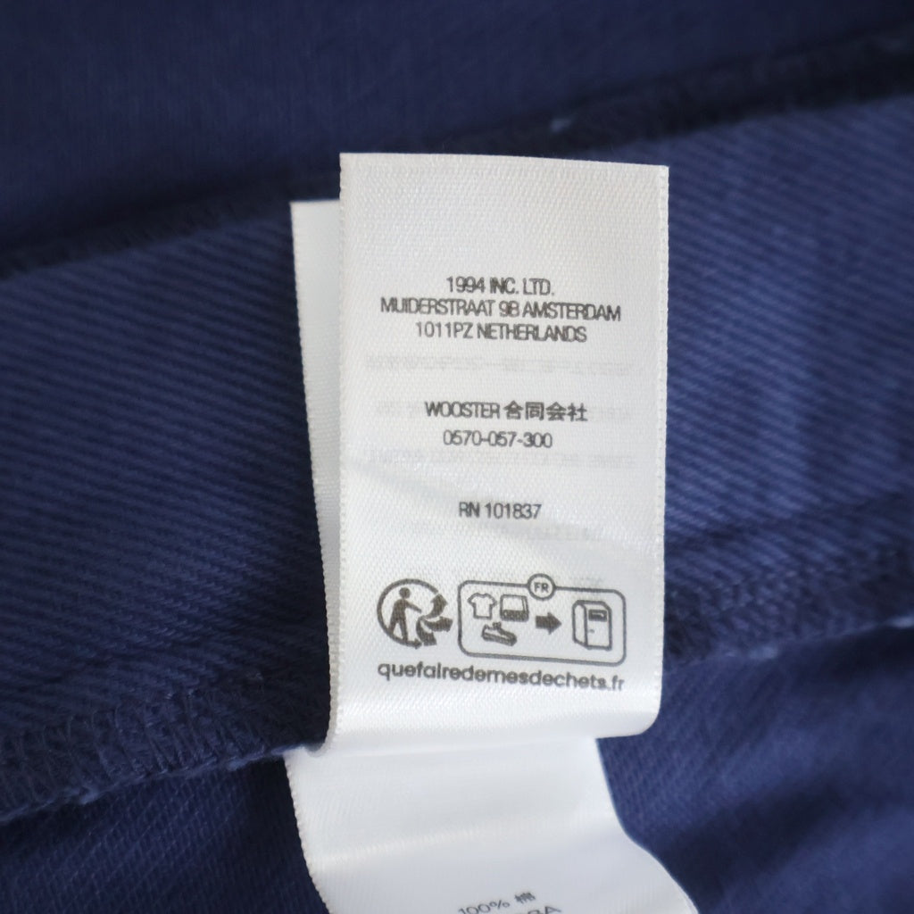 SUPREME(シュプリーム) 24SS Baggy Denim Short バックロゴ刺繍 バギー デニム ショートパンツ ハーフパンツ ショーツ ネイビー
