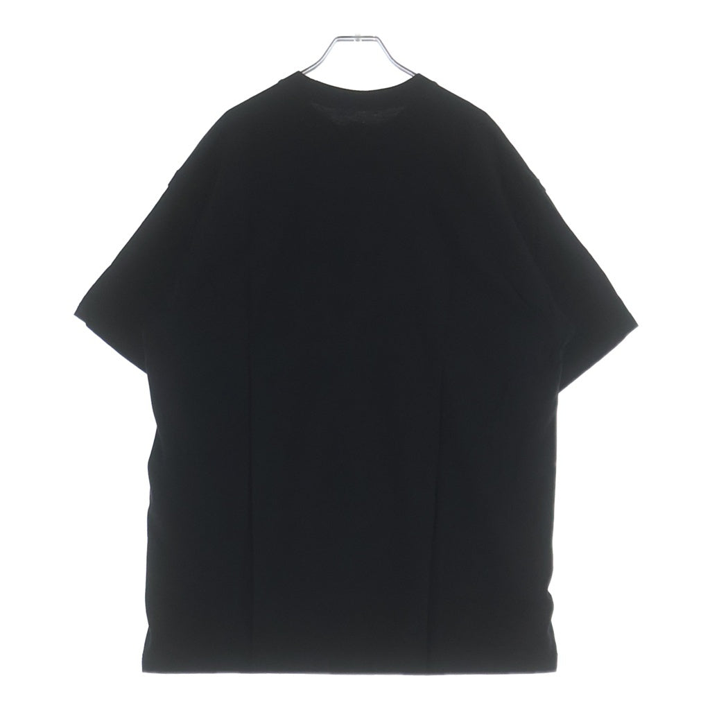 SEQUEL(シークエル) 22AW ロゴプリント クルーネック 半袖Tシャツ カットソー ブラック SQ-22AW-ST-12