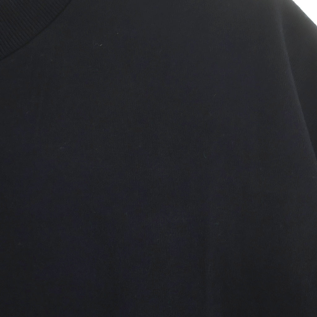 SEQUEL(シークエル) 22AW ロゴプリント クルーネック 半袖Tシャツ カットソー ブラック SQ-22AW-ST-12