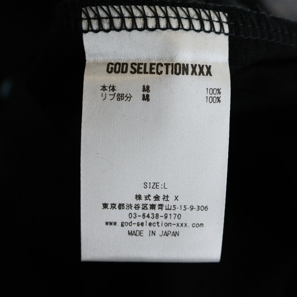 GOD SELECTION XXX(ゴッドセレクショントリプルエックス) 22AW ×Onepiece SS Tee ワンピース トニートニーチョッパー 半袖Tシャツ ブラック GX-A22-OPST-02