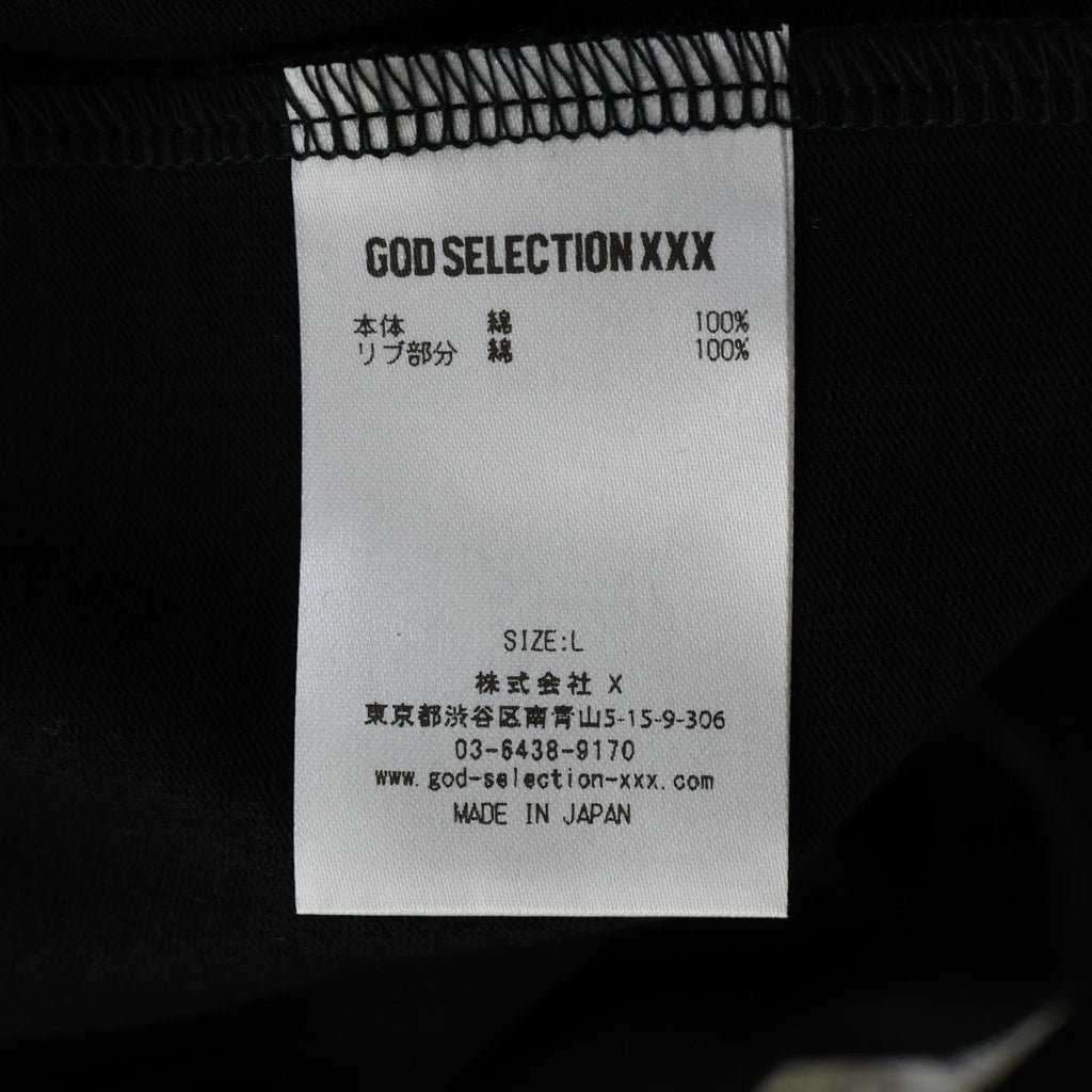 GOD SELECTION XXX(ゴッドセレクショントリプルエックス) 22AW ×Onepiece LS Tee ワンピース ボアハンコック 長袖Tシャツ ブラック GX-A22-OPLT-01