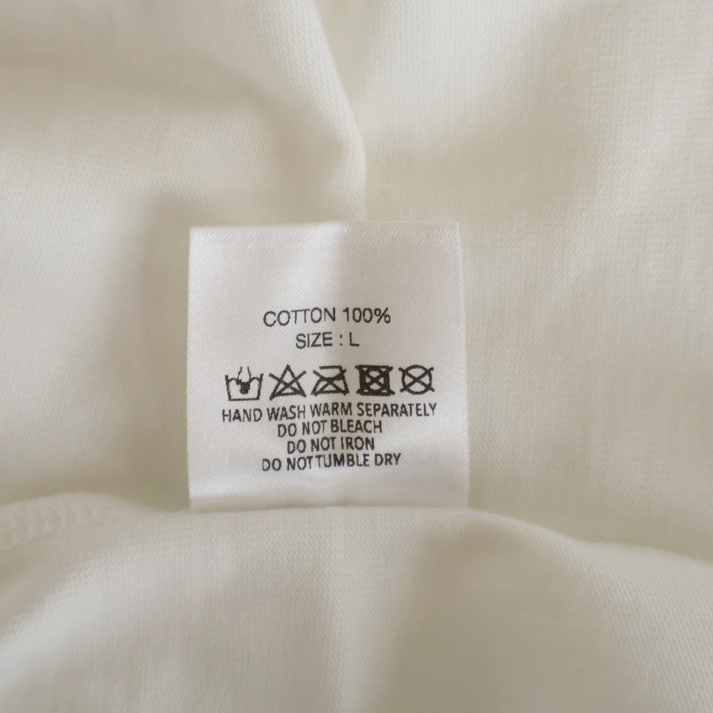 GOD SELECTION XXX(ゴッドセレクショントリプルエックス) 21SS 8周年記念 フォトプリント 半袖Tシャツ ホワイト GX-S21-8ST-01