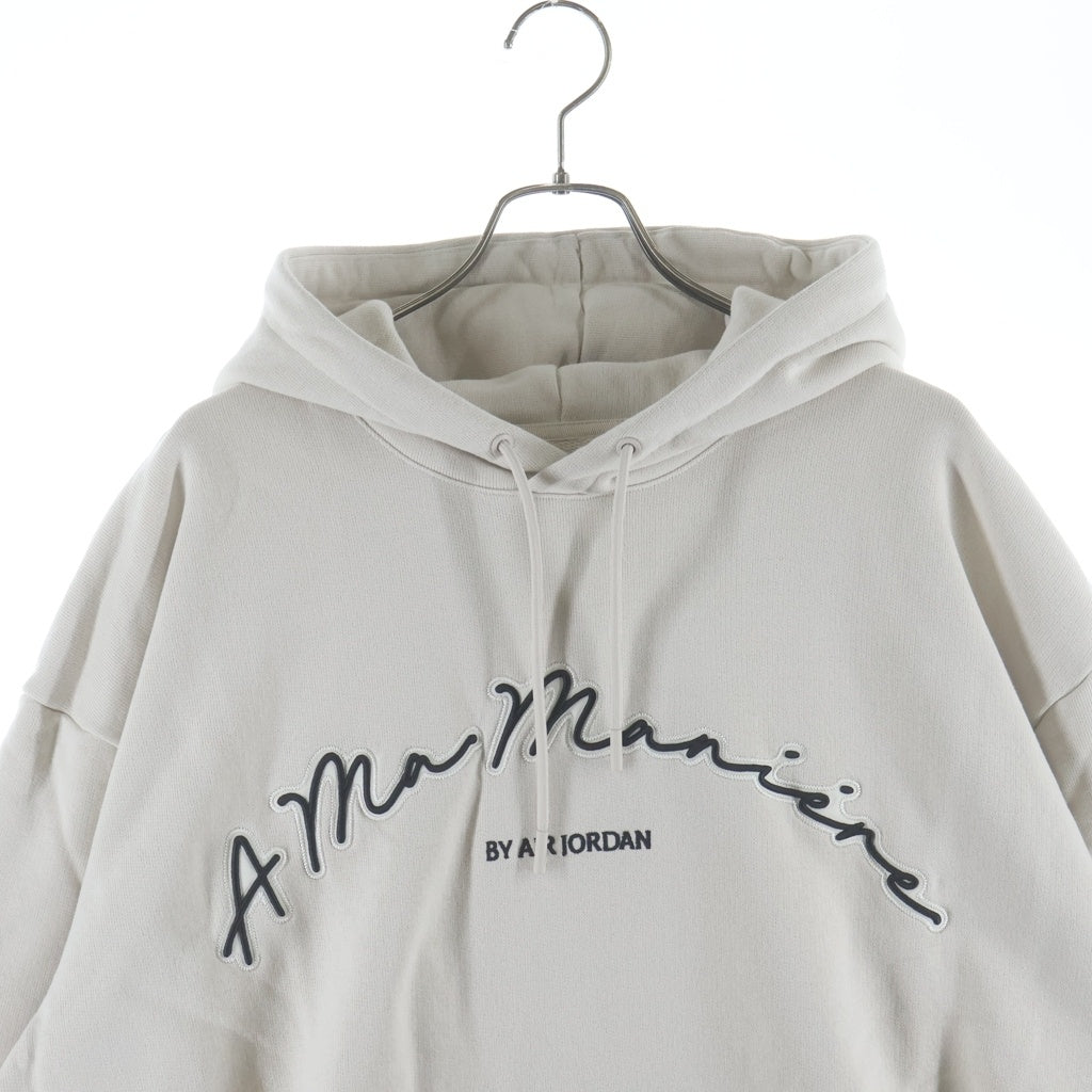 NIKE(ナイキ) ×A MA MANIERE M J AMM HOODIE アママニエール ロゴ刺繍 スウェットプルオーバーパーカー アイボリー FQ8956-104