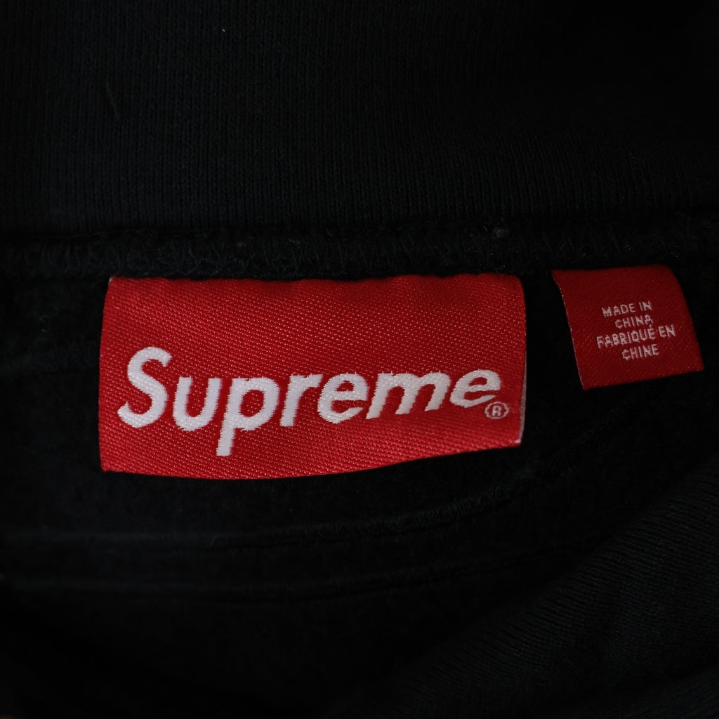 SUPREME(シュプリーム) 23AW Satin Applique Hooded Sweatshirt サテン