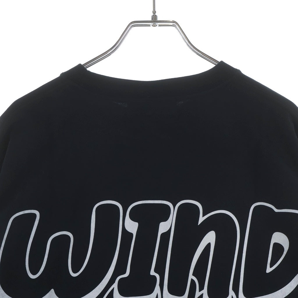 WIND AND SEA(ウィンダンシー) Procject Kabigon L/S Tee プロジェクト カビゴン ポケモン プリント 長袖Tシャツ カットソー ブラック WDS-C-PKM-24-Q2-02