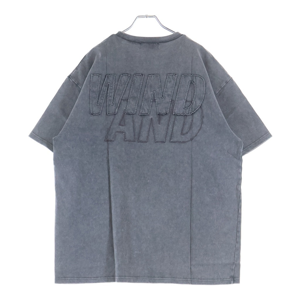 WIND AND SEA(ウィンダンシー) 24SS SEA HIGH SULFER S/S TEE ロゴ ハイサルファー 半袖Tシャツ カットソー グレー WDS-O-SIG-24-Q4-CS-02
