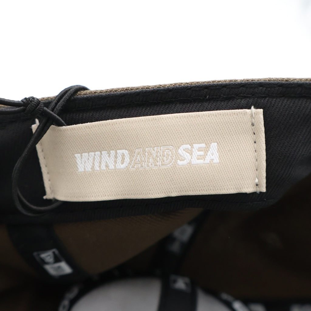 WIND AND SEA(ウィンダンシー) ×NEW ERA 59 FIFTY RETRO CROWN CAP ニューエラ レトロ クラウン ロゴ刺繍 ベースボールキャップ 帽子 ブラウン WDS-C-NERC-23-Q2-AC-01