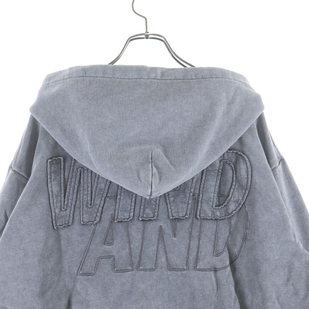 WIND AND SEA(ウィンダンシー) 24SS SEA HIGH SULFER ZIP-UP SWEATSHIRT シーハイサルファー ジップアップ スウェット パーカー グレー WDS-O-SIG-24-Q4-CS-01