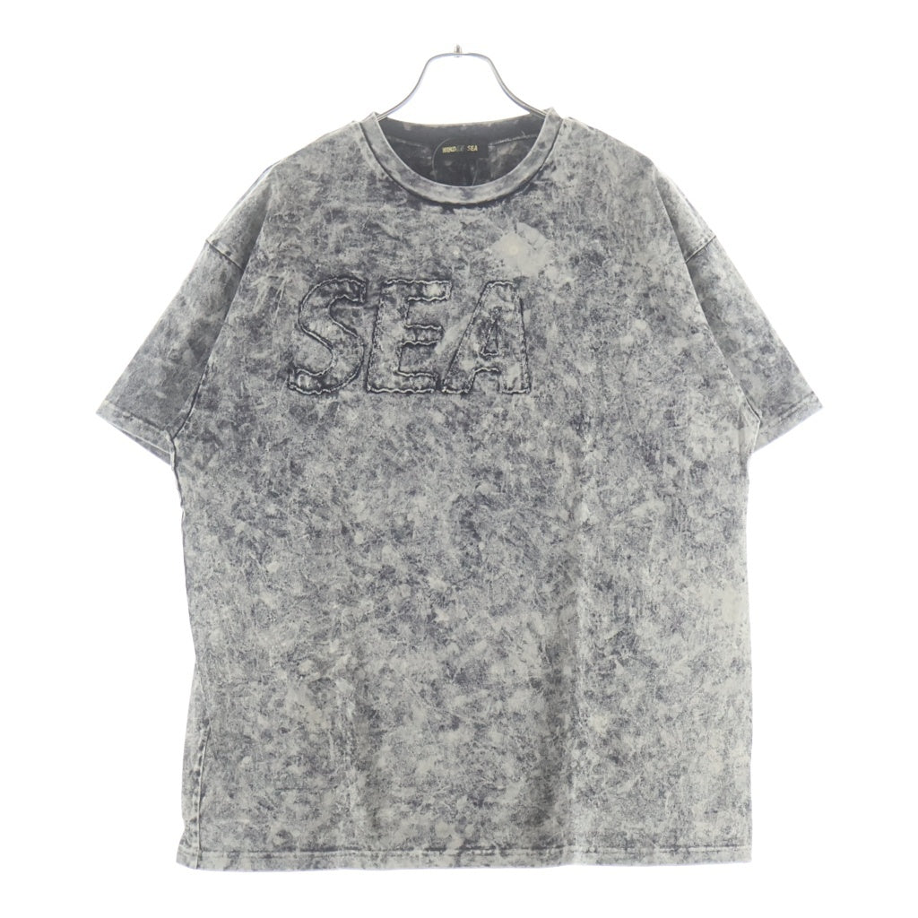 WIND AND SEA(ウィンダンシー) 24SS SEA HIGH SULFER S/S TEE ロゴ ハイサルファー 半袖Tシャツ カットソー ブラック WDS-O-SIG-24-Q4-CS-02