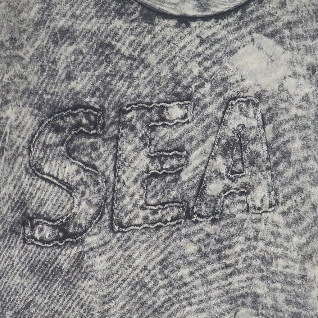 WIND AND SEA(ウィンダンシー) 24SS SEA HIGH SULFER S/S TEE ロゴ ハイサルファー 半袖Tシャツ カットソー ブラック WDS-O-SIG-24-Q4-CS-02