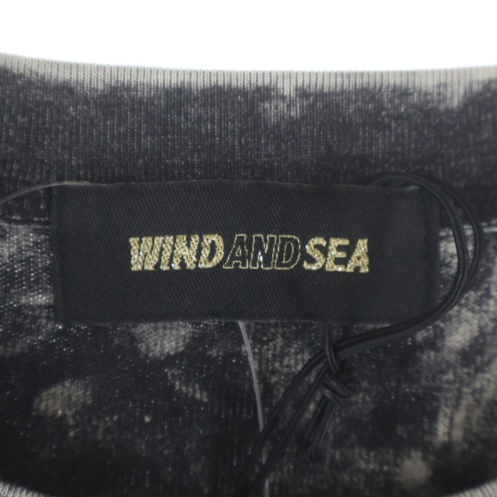 WIND AND SEA(ウィンダンシー) 24SS SEA HIGH SULFER S/S TEE ロゴ ハイサルファー 半袖Tシャツ カットソー ブラック WDS-O-SIG-24-Q4-CS-02