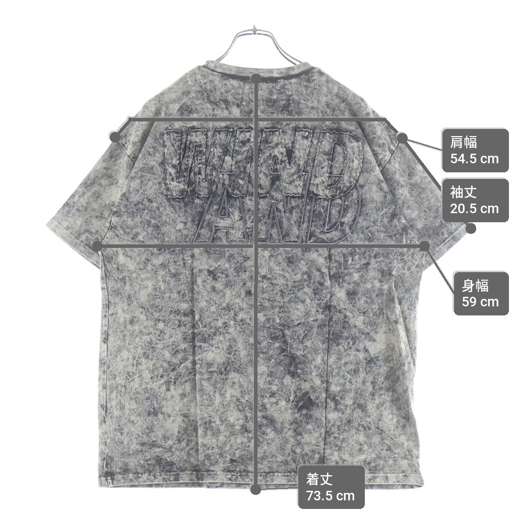 WIND AND SEA(ウィンダンシー) 24SS SEA HIGH SULFER S/S TEE ロゴ ハイサルファー 半袖Tシャツ カットソー ブラック WDS-O-SIG-24-Q4-CS-02