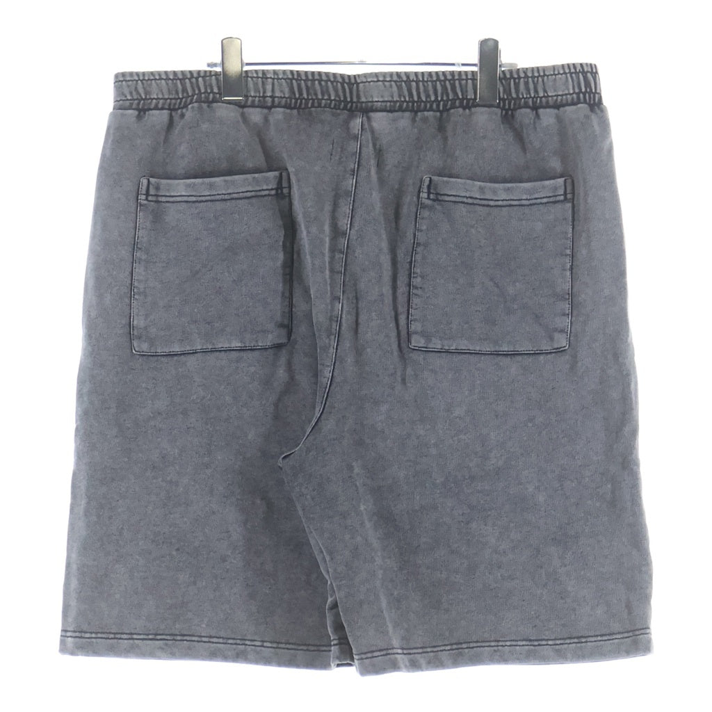 WIND AND SEA(ウィンダンシー) 24SS HIGH SULFER SHORT ロゴ刺繍 ハイサルファー スウェット ショートパンツ ハーフパンツ ショーツ ブラック WDS-O-SIG-24-Q4-PT-01