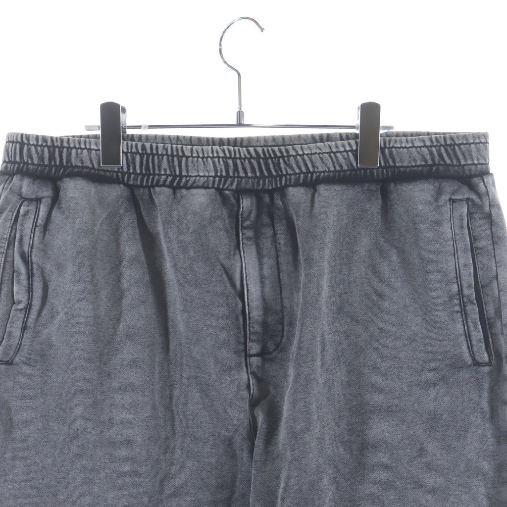 WIND AND SEA(ウィンダンシー) 24SS HIGH SULFER SHORT ロゴ刺繍 ハイサルファー スウェット ショートパンツ ハーフパンツ ショーツ ブラック WDS-O-SIG-24-Q4-PT-01