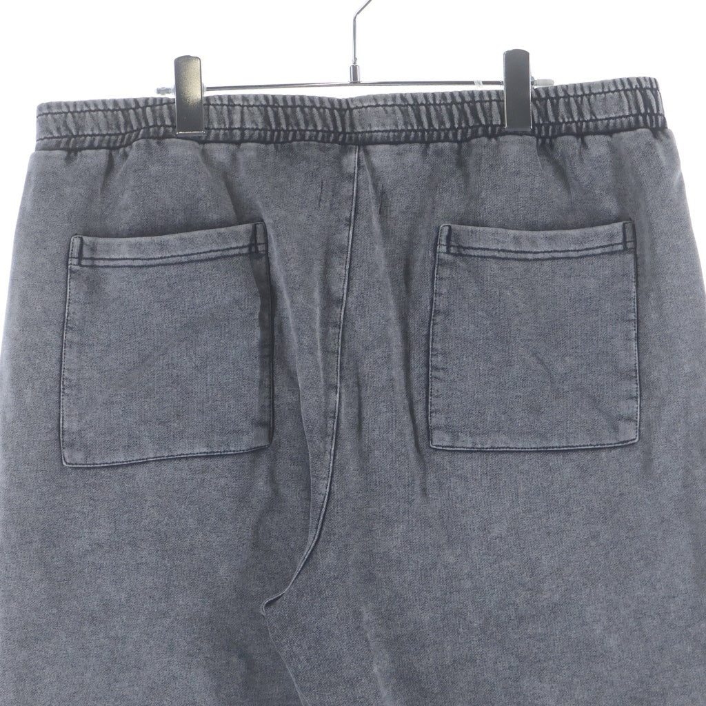 WIND AND SEA(ウィンダンシー) 24SS HIGH SULFER SHORT ロゴ刺繍 ハイサルファー スウェット ショートパンツ ハーフパンツ ショーツ ブラック WDS-O-SIG-24-Q4-PT-01