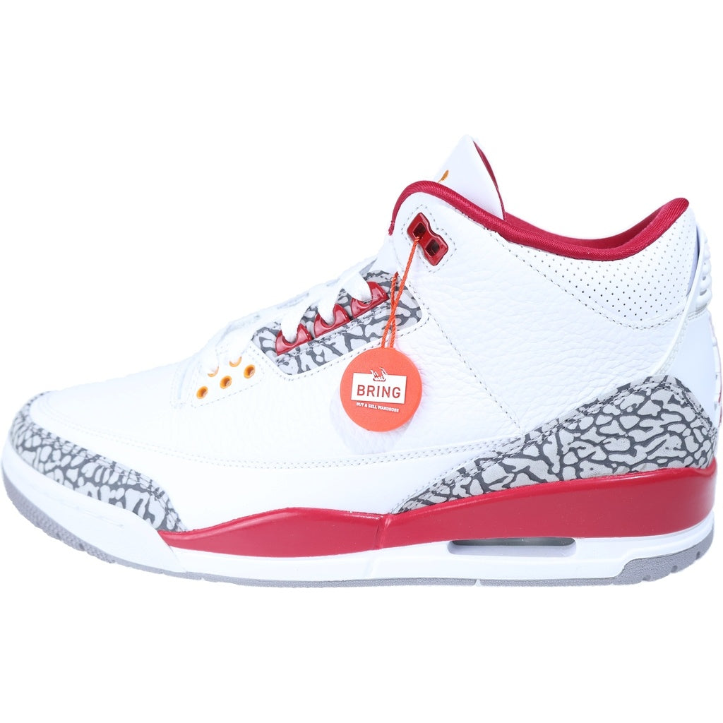 NIKE(ナイキ) AIR JORDAN 3 RETRO CARDINAL RED CT8532-126 エアジョーダン 3 カーディナルレッド ハイカットスニーカー ホワイト/レッド US11/29cm