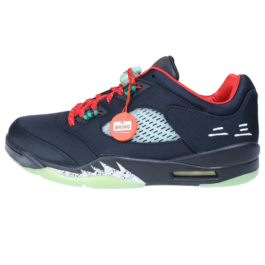NIKE(ナイキ) ×CLOT AIR JORDAN 5 RETRO LOW SP DM4640-036 クロット エアジョーダン 5 ジェイド ローカットスニーカー ブラック US11/29cm