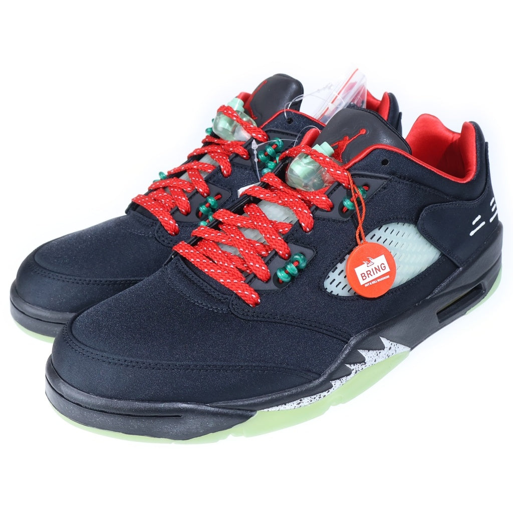 NIKE(ナイキ) ×CLOT AIR JORDAN 5 RETRO LOW SP DM4640-036 クロット エアジョーダン 5 ジェイド ローカットスニーカー ブラック US11/29cm