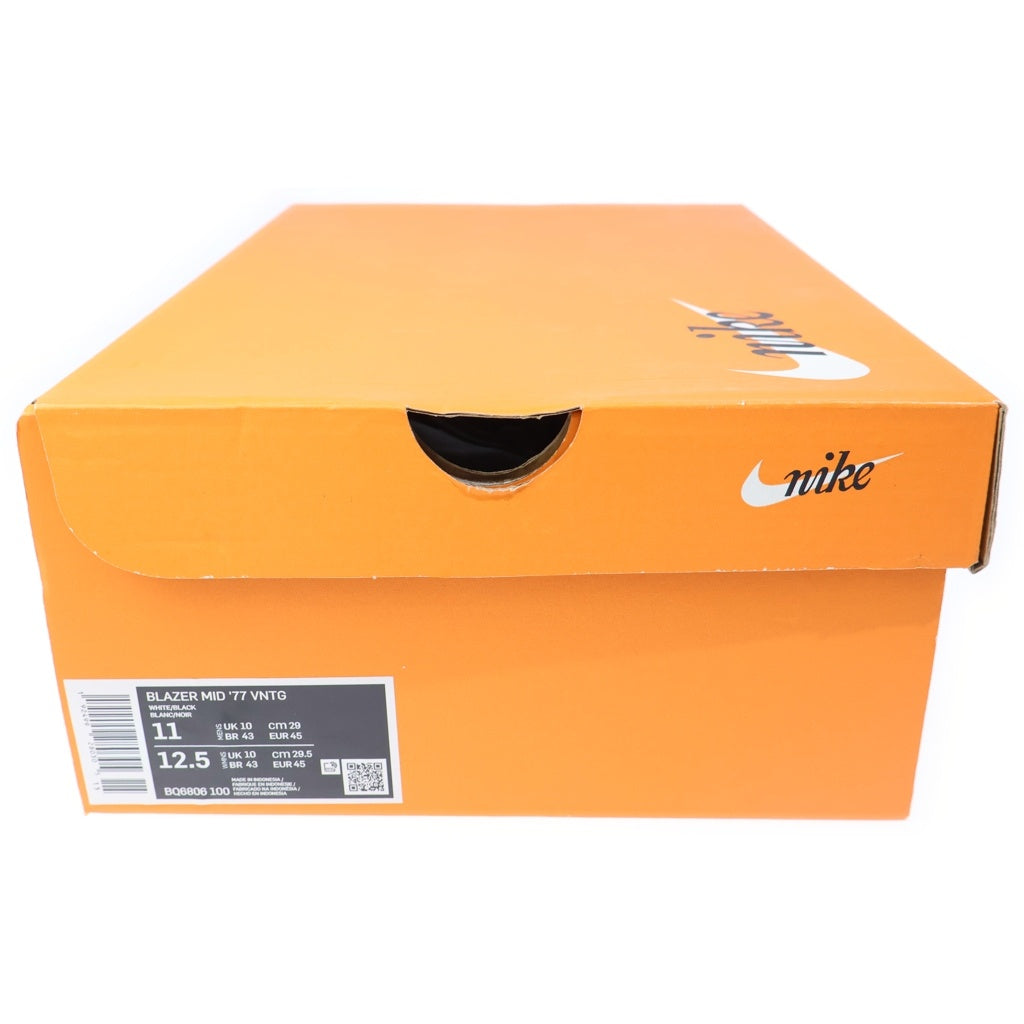 NIKE(ナイキ) BLAZER MID '77 VNTG ブレザー ヴィンテージ ハイカットスニーカー ホワイト US11/29cm BQ6806-100