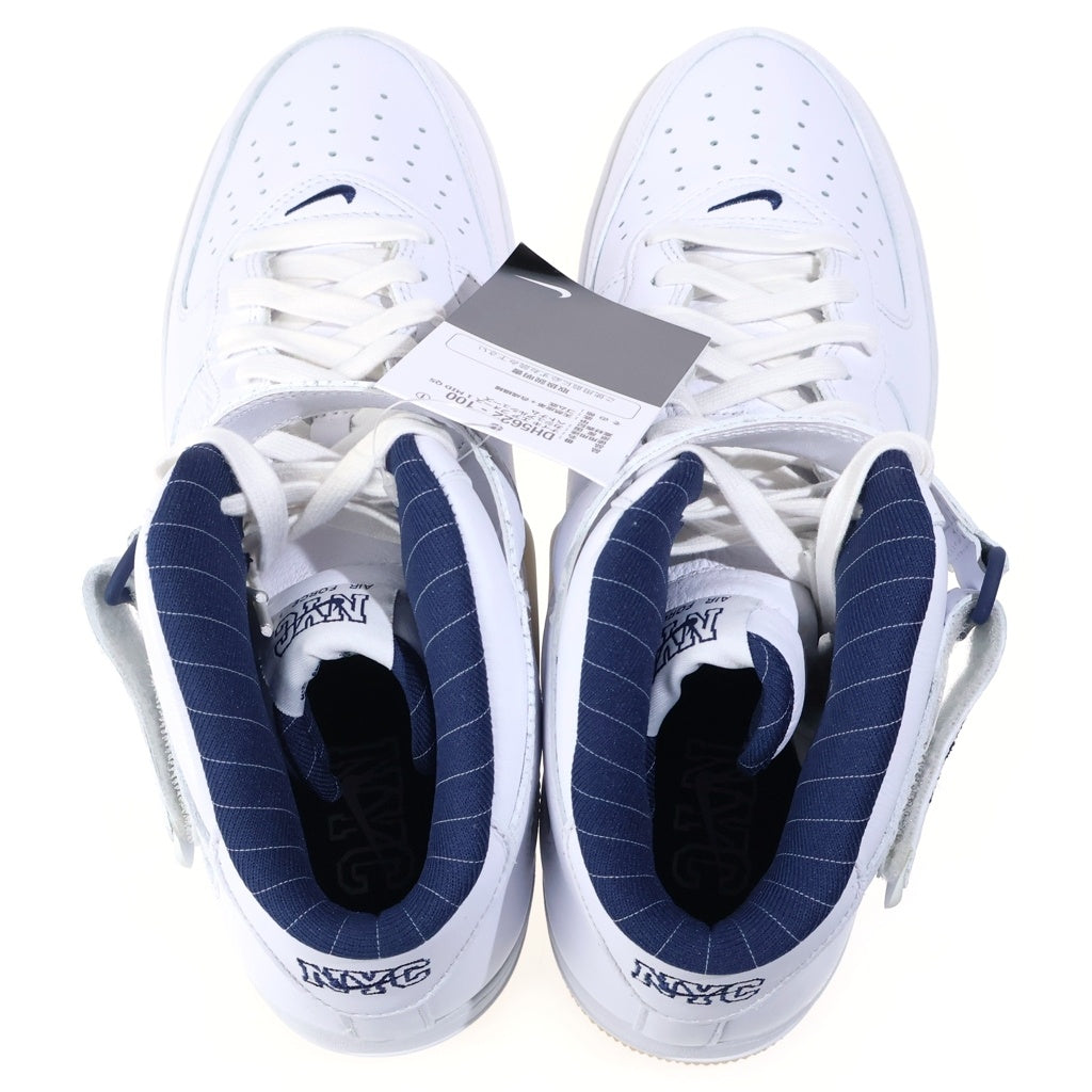 NIKE(ナイキ) AIR FORCE 1 MID NYC DH5622-100 エアフォース1 ミッドカットスニーカー ホワイト US11/29cm