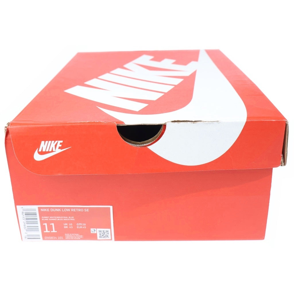 NIKE(ナイキ) DUNK LOW SE INDUSTRIAL BLUE DV0834-101 ダンク インダストリアルブルー ローカットスニーカー ブルー/ホワイト US11/29cm