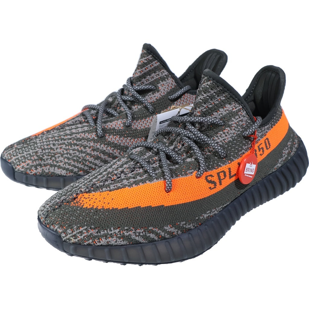 adidas(アディダス) YEEZY BOOST 350V2 CARBON BELUGA イージーブースト カーボンベルーガ ローカットスニーカー グレー/オレンジ US11/29cm HQ7045