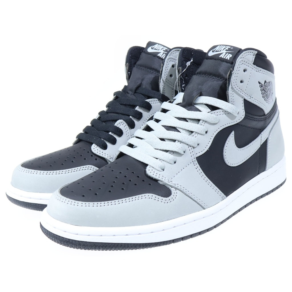 NIKE(ナイキ) AIR JORDAN 1 RETRO HIGH OG SHADOW 2.0 エアジョーダン1 シャドウ 2.0 ハイカットスニーカー ブラック/グレー US10.5/28.5cm 555088-035