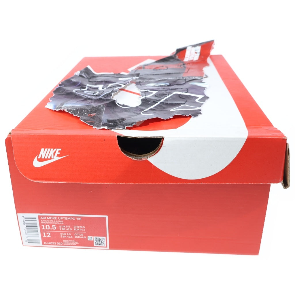 NIKE(ナイキ) AIR MORE UPTEMPO 96 MADE YOU LOOK エアモアアップテンポ メイドユールック ハイカットスニーカー ブラック US10.5/28.5cm DJ4633-010