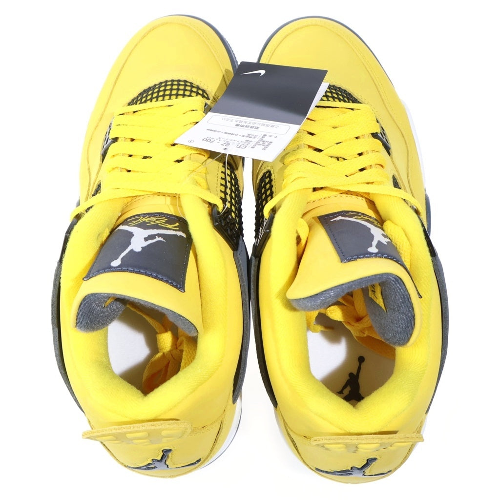 NIKE(ナイキ) AIR JORDAN 4 RETRO TOUR YELLOW エアジョーダン 4 レトロ ハイカットスニーカー ツアーイエロー US10.5/28.5cm CT8527-700
