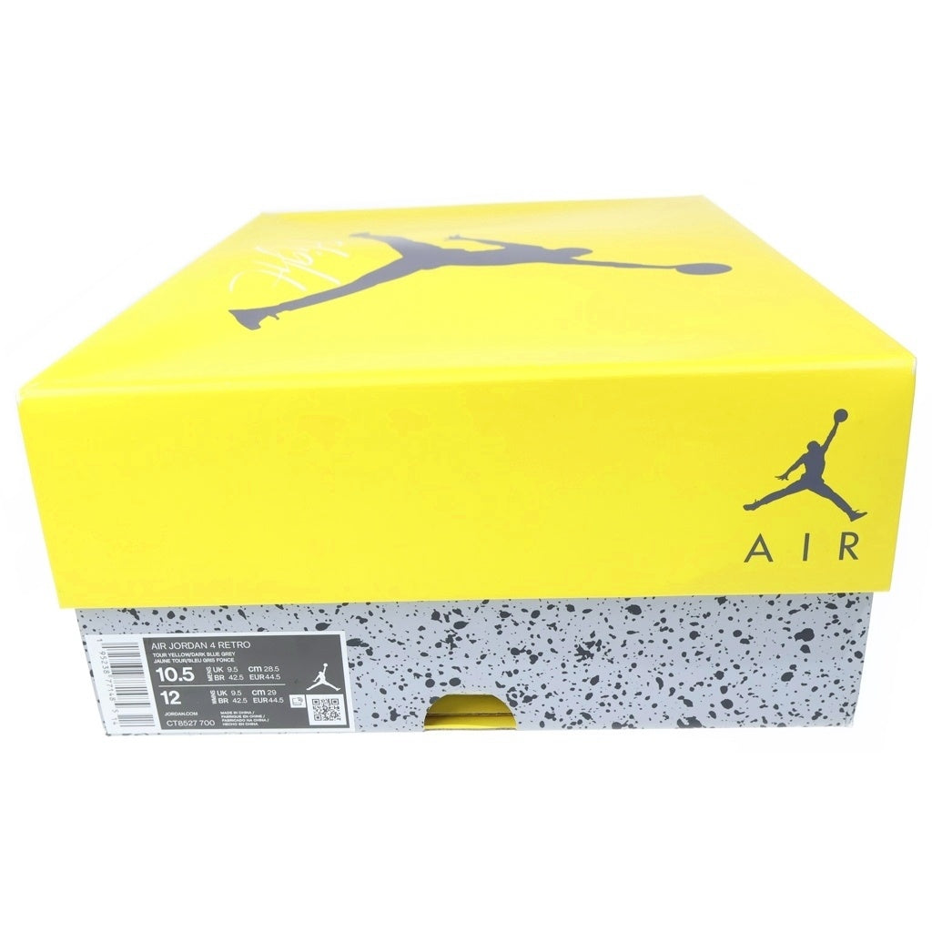 NIKE(ナイキ) AIR JORDAN 4 RETRO TOUR YELLOW エアジョーダン 4 レトロ ハイカットスニーカー ツアーイエロー US10.5/28.5cm CT8527-700