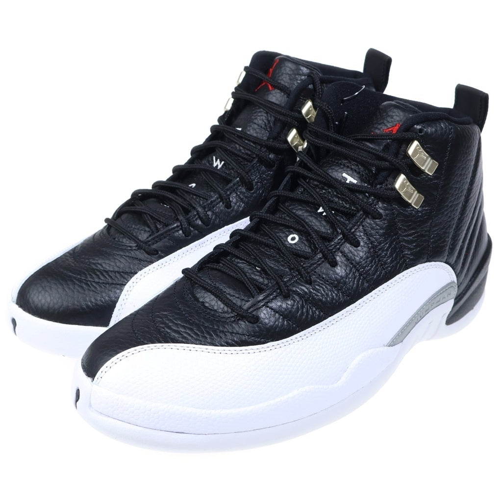 NIKE(ナイキ) AIR JORDAN 12 RETRO PLAYOFFS エアジョーダン12プレイオフ ハイカットスニーカー ホワイト/ブラック US10.5/28.5cm CT8013-006