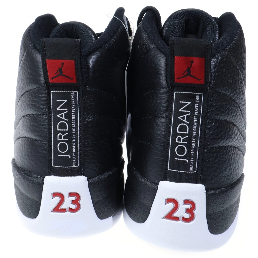 NIKE(ナイキ) AIR JORDAN 12 RETRO PLAYOFFS エアジョーダン12プレイオフ ハイカットスニーカー ホワイト/ブラック US10.5/28.5cm CT8013-006
