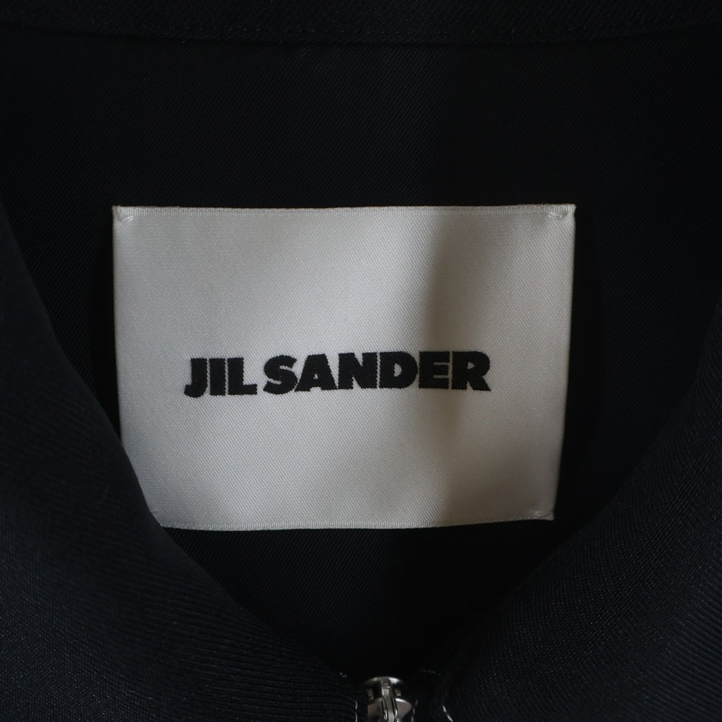 JIL SANDER(ジルサンダー) 25SS SERGE ZIP UP SHIRT ステッチデザイン