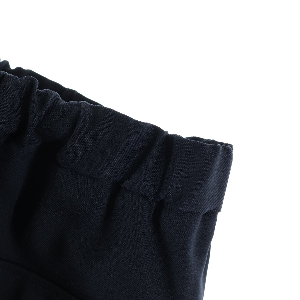 JIL SANDER(ジルサンダー) 25SS TROUSER ポリエステルギャバジン テーパード トラウザー イージーパンツ スラックスパンツ ネイビー J22KA0012 J70001