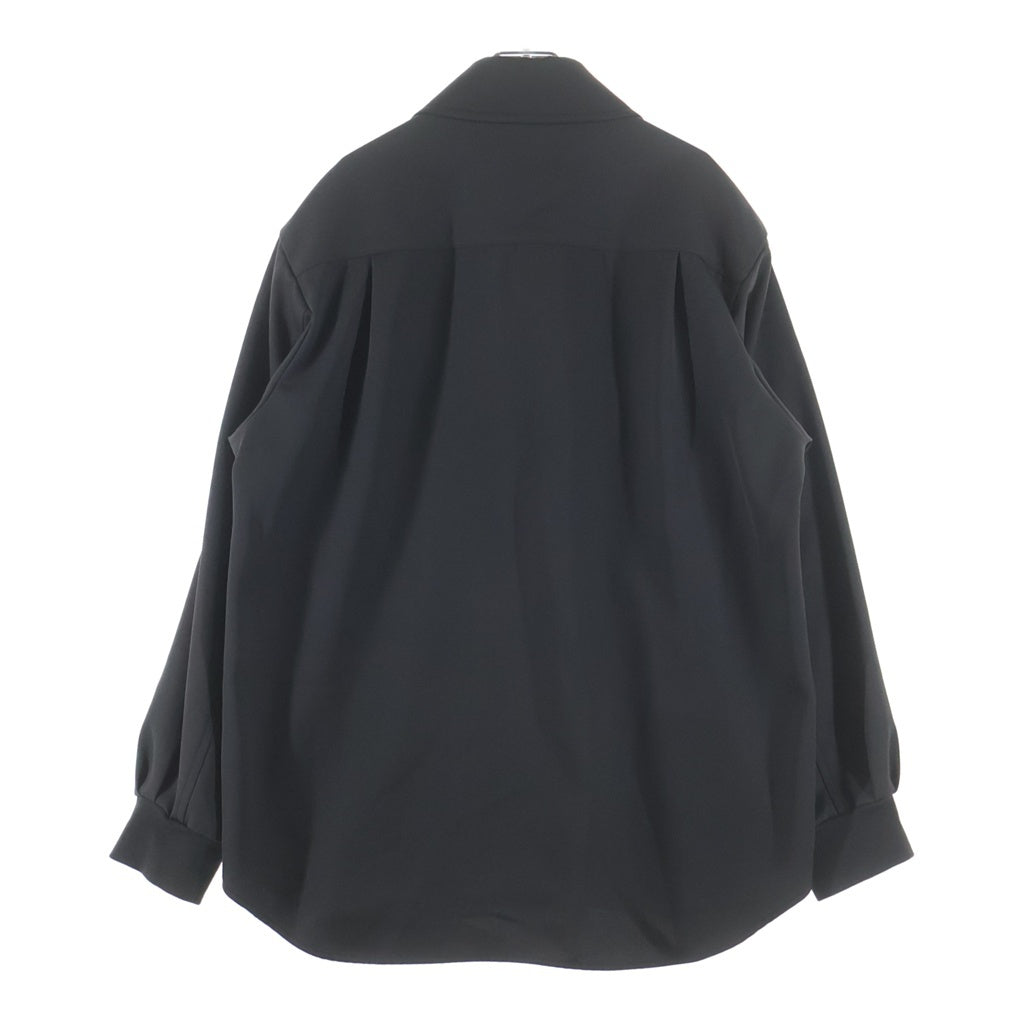 Ujoh(ウジョー) RIB SHIRT BLOUSON リブ 長袖シャツ ブルゾン ブラウン M753-B52-900