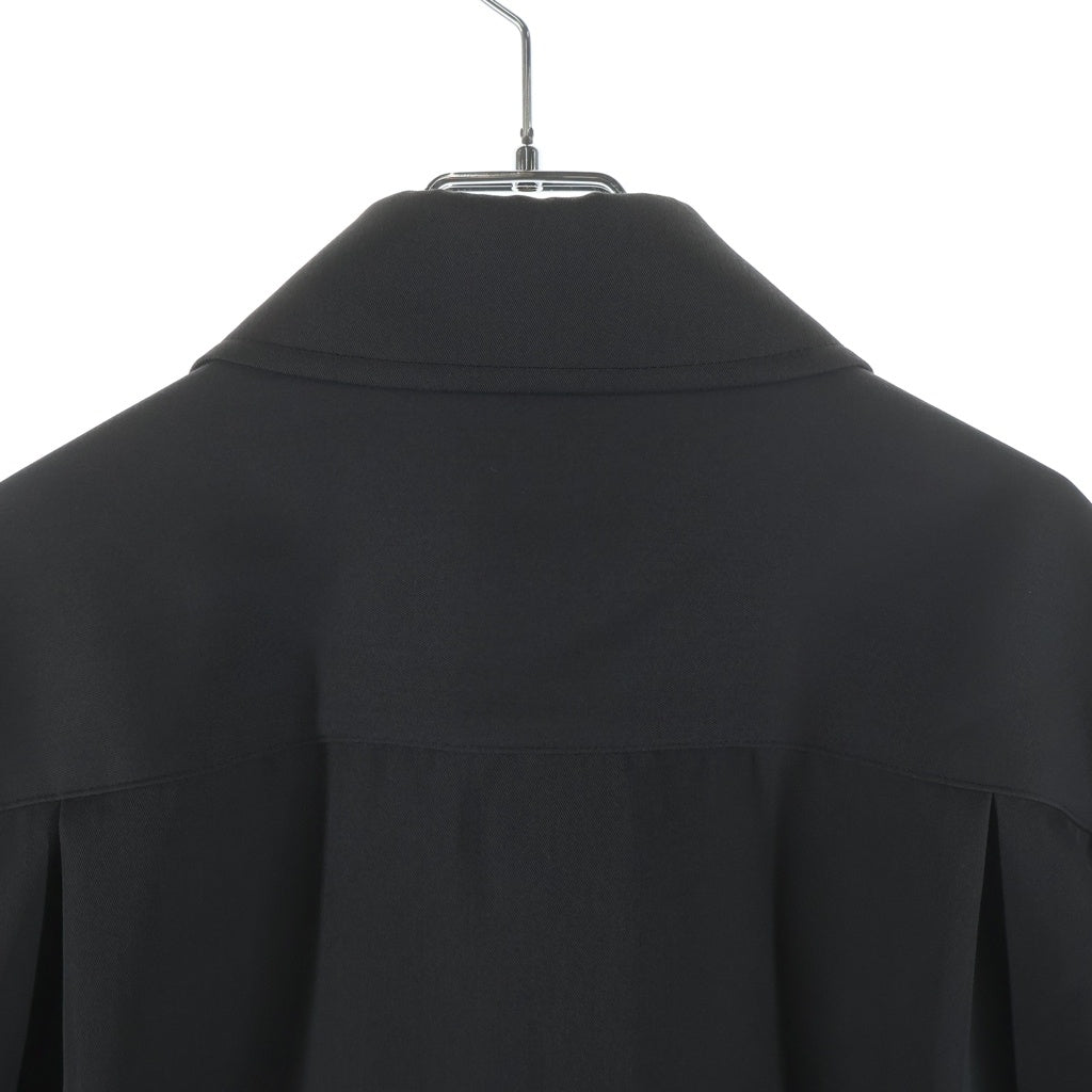 Ujoh(ウジョー) RIB SHIRT BLOUSON リブ 長袖シャツ ブルゾン ブラウン M753-B52-900