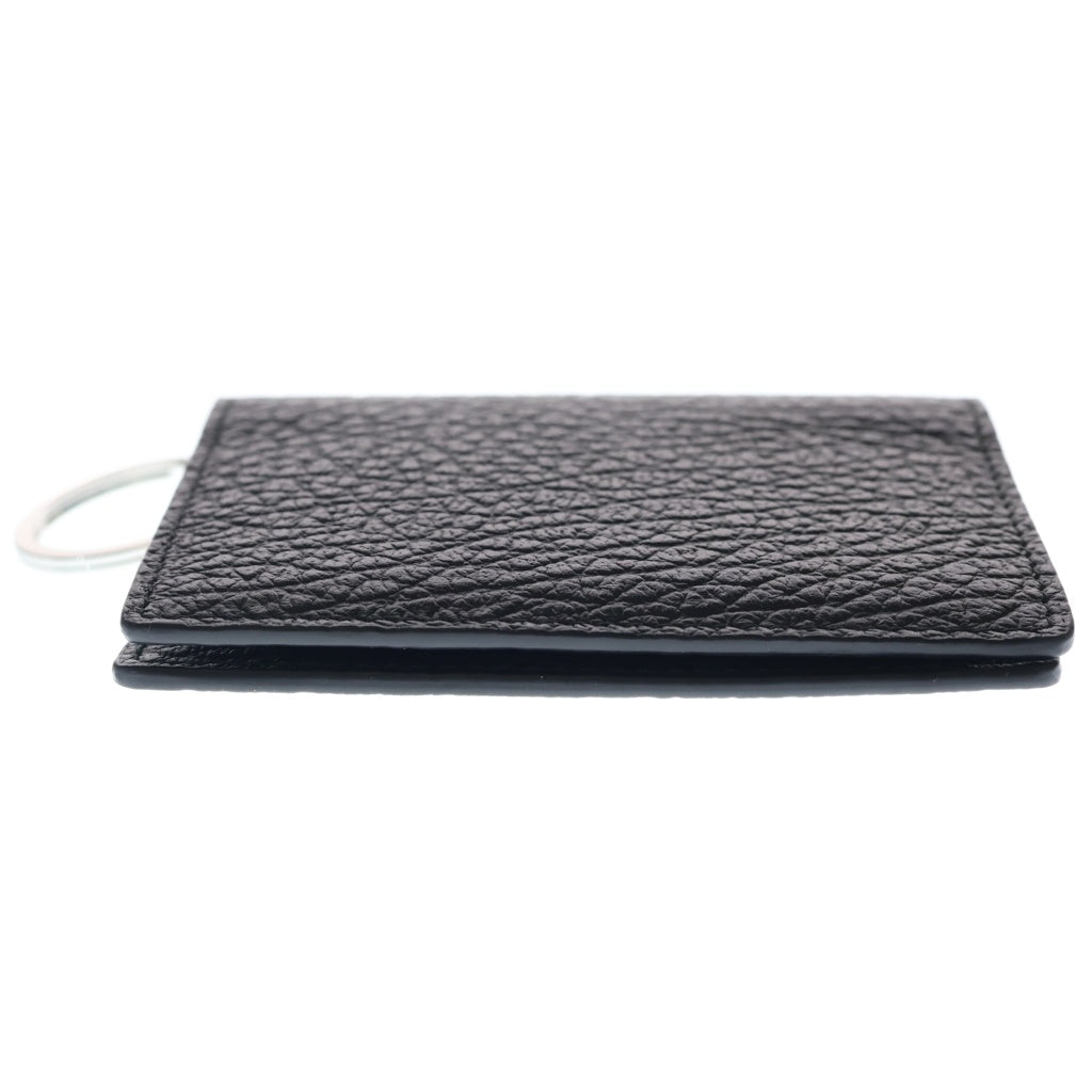 Maison Margiela(メゾンマルジェラ) 4ステッチ キーリング付き レザー カードホルダー カードケース パスケース ブラック S56UI0128P4455T8013