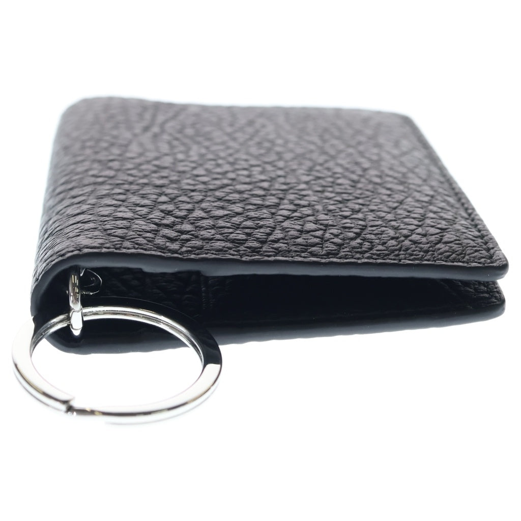 Maison Margiela(メゾンマルジェラ) 4ステッチ キーリング付き レザー カードホルダー カードケース パスケース ブラック S56UI0128P4455T8013